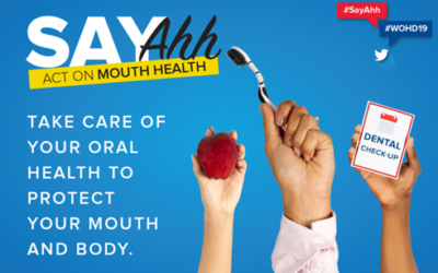 Honor World Oral Health Day on March 20, 2019